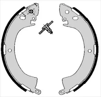 Brzdová čelist Brzdové čelisti STARLINE - sada (BC 05240) MITSUBISHI