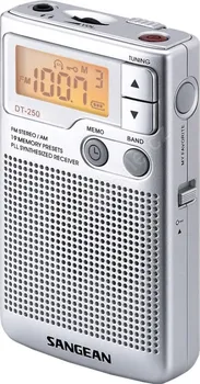 Radiopřijímač Sangean DT-250 stříbrné