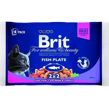 Brit Premium Cat Fish Plate 4 x 100 g