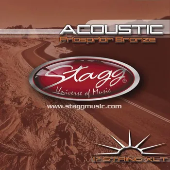 Struna pro kytaru a smyčcový nástroj Stagg AC-12ST-PH