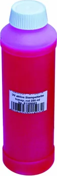 Speciální výtvarná barva Eurolite UV razítkovací barva 250 ml