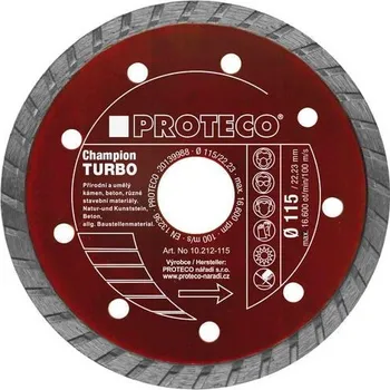 Řezný kotouč Proteco 10.212-230 230 mm