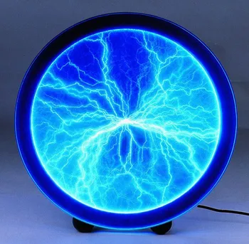 Světelný efekt Plazma disk 30cm modrý