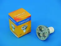 230V GU-10 3x1W LED Omnilux, červená, chladič