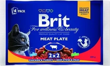 Krmivo pro kočku Brit Premium Cat Meat Plate