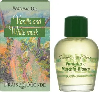 Nestandardní parfém Frais Monde Parfémovaný olej Vanilka a bíly mošus 12 ml