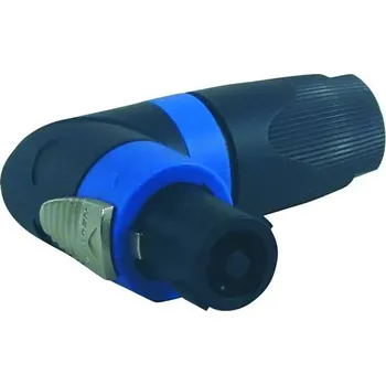 Neutrik speakon 4 pólový NL4FRX zástrčka rohová 90°, 4-pólová