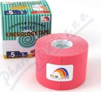 Tejpovací páska Tejp. TEMTEX kinesio tape černá 5cmx5m