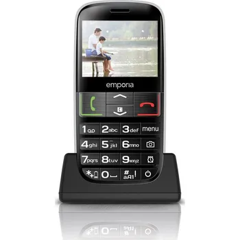 Mobilní telefon emporia Euphoria Single SIM černý