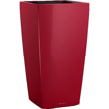 Obal na květináč Lechuza Cubico obal 40 cm červený
