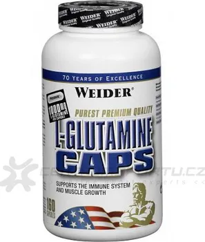 Aminokyselina Weider L-Glutamine - 160 kps