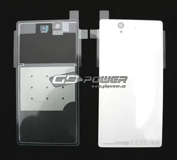 Náhradní kryt pro mobilní telefon SONY Xperia Z, C6603 zadní kryt white / bílý