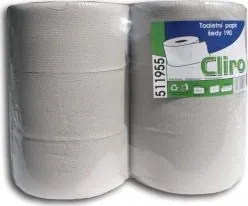 Toaletní papír Toaletní papír JUMBO Cliro Ø 190 mm, 1-vrstvý šedý, 6 rolí