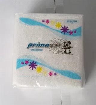 Papírový ubrousek Ubrousky PrimaSoft 33x33cm, 1-vrstvé bílé 140 g