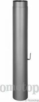 Kouřovod ROMOTOP Roura s klapkou 150/1000/2 mm