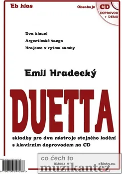 DUETTA - Emil Hradecký + CD // Eb hlas - skladby pro dva nástroje stejného ladění - dueta