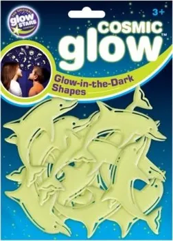 Samolepící dekorace The Original Glowstars Company Glow Cosmic Delfíni