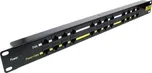 Patch panel POE UTP cat.5e 12p 1U Black…