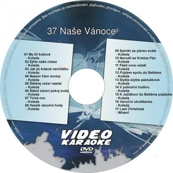 Karaoke Recenze Karaoke DVD: 37 Naše Vánoce