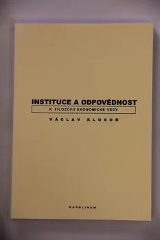 Instituce a odpovědnost: Václav Klusoň