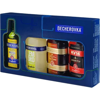 Likér Becherovka 4 x 0,05 l