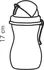 Láhev Tescoma Bambini dětská láhev s brčkem 300 ml