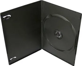 box na dvd 1 DVD 9mm černý