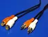 Audio kabel Kabel prodlužovací 2x cinch(M) - 2x cinch(F), 10m