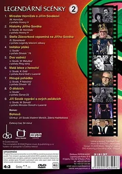 Seriál Legendární scénky 2 - Jiří Sovák - DVD