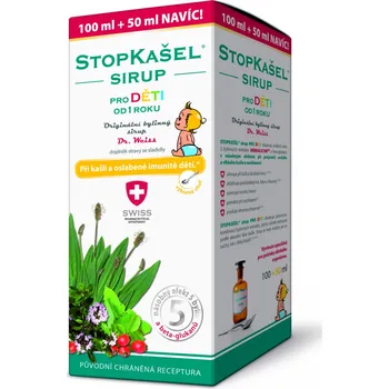 Přírodní produkt Dr. Weiss StopKašel Medical sirup od 1 roku
