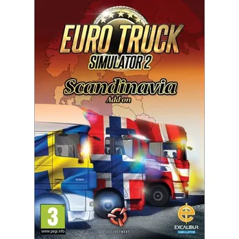 Počítačová hra Euro Truck Simulator 2 Scandinavia CD key