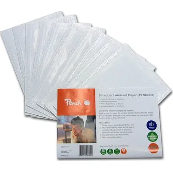 Příslušenství ke skartovačce Olejový papír A5 PEACH PS100-00, 12 listů (00510470)