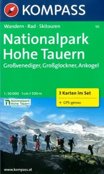 Nationalpark Hohe Tauern (Grossglockner, Ankogel, Grossvenediger - 1:50 000 - Kompass