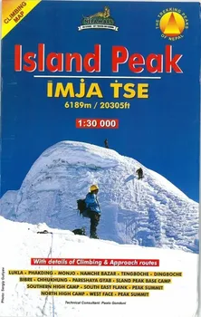 Island Peak - horolezecká mapa 