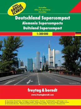 Německo: autoatlas superkompakt - freytag & berndt