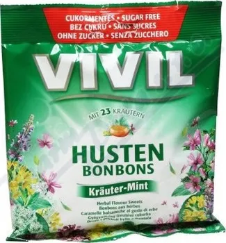 Bonbon VIVIL Byliny 23 druhů bez cukru 60 g