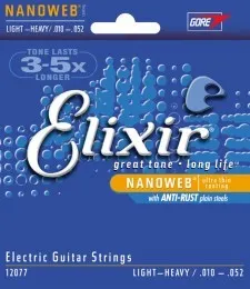 Struna pro kytaru a smyčcový nástroj Elixir 12077 Light-Heavy 10/52