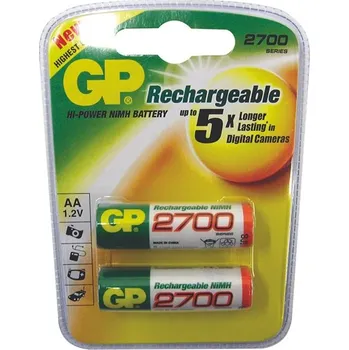Článková baterie GP AA NiMH 2700mAh 2ks
