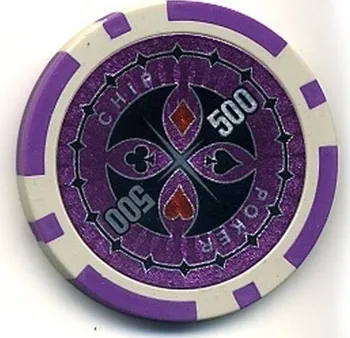 Pokerový žeton Kusový žeton design Ultimate - Hodnota 500