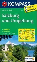 Salzburg a okolí - 1:25 000 - Kompass