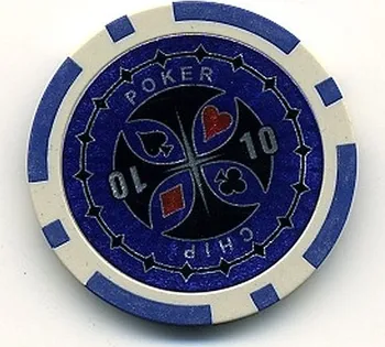 Pokerový žeton Kusový žeton design Ultimate - Hodnota 10