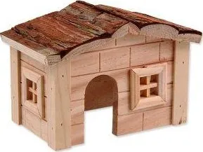 Small Animal dřevěný jednopatrový domek 20,5x14,5x12cm