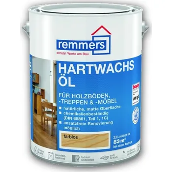 Olej na dřevo Remmers Tvrdý voskový olej Premium 20 l bezbarvý