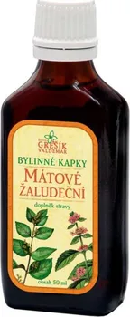 Přírodní produkt Grešík Mátové žaludeční kapky 50 ml