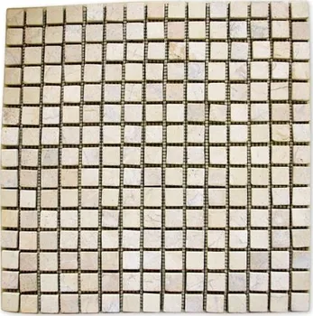 Obklad Mramorová mozaika Garth- krémová, 30 x 30 cm obklady 1 m2