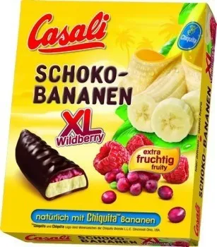 Bonbon Casali Schoko-Bananen XL Wildberry 140g