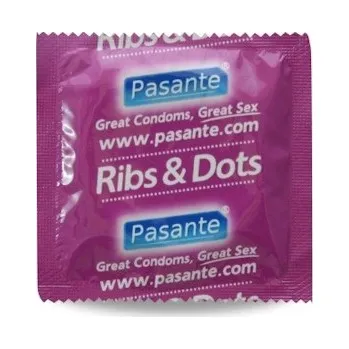 Kondom Pasante Ribs & Dots 1 ks