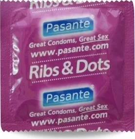 Kondom Pasante Ribs & Dots 1 ks
