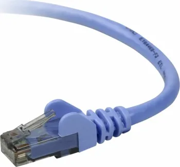 Síťový kabel BELKIN Belkin kabel PATCH UTP CAT6 1m modrý, bulk Snagless