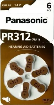 Panasonic Baterie do naslouchadel PR-312L(41)/6LB